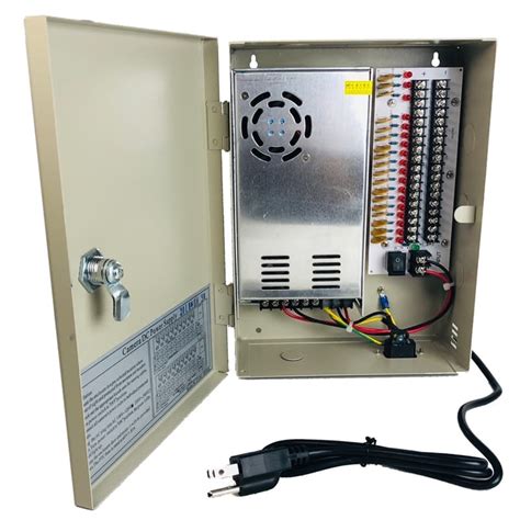 cctv distribution box|CCTV power supply box.